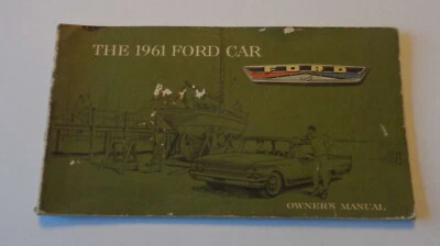  Ford 1961 manual del propietario/'61 Fairlane, Galaxy, Starliner, Sunliner y vagones Foto 1 de 4
