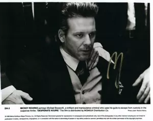 Foto autografata firmata Mickey Rourke 8x10 più COA - Foto 1 di 1