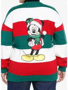 Her Universe Disney Mickey Mouse Holiday Cardigan Disney Holiday SZ PLUS SZ4 - Picture 1 of 2