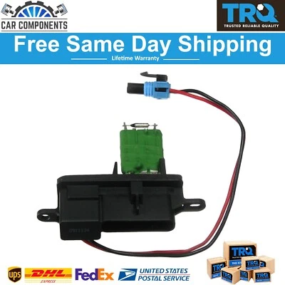TRQ New Front Blower Motor Resistor For 1996-2011 Chevy Express 1500 GMC Savana - Image 1 of 4