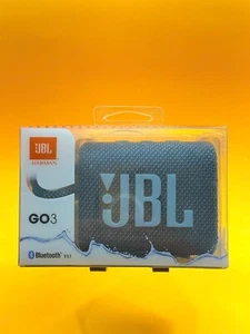 Altavoz Bluetooth Portátil Impermeable Portátil JBL GO 3 -JBLG03BLUAM Azul NUEVO - Imagen 1 de 3