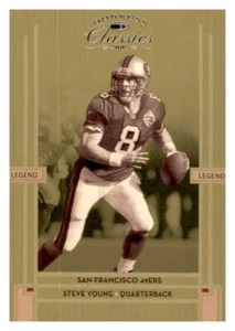 Steve Young Classics Bronze 2005 #d/1000 inserto paralelo NFL HOF PWE 49ers #148 - Imagen 1 de 2