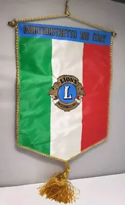 Pino Grimaldi Italia Vintage 1995 LEONI GAGLIARDETTO INTERNAZIONALE Multidistretto 108 - Foto 1 di 12