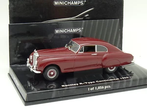 MINICHAMPS 1/43 - Bentley R Tipo Continental Rosso 1955 - Foto 1 di 1