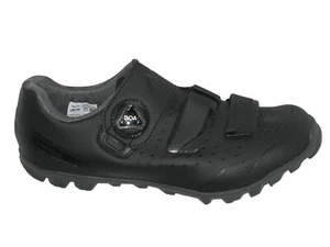 Shimano Womens ME 4 Mountain Bike MTB Shoes w BOA Dial Sz 7.8 EU 40 Black+Cleats - Picture 1 of 20