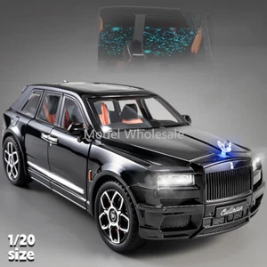 1:20 Diecast Vehicle for Rolls-Royce Cullinan Model Car Toy Sound Light Gifts - Picture 1 of 15