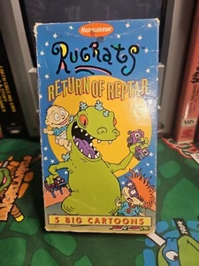 Rugrats Return of Reptar (VHS, 1997) Nickelodeon Vintage Cartoon - Imagen 1 de 3