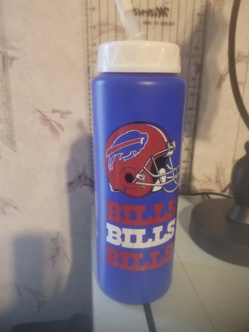Vintage Buffalo Bills Plastic Water Bottle Cover