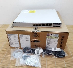 Neu Cisco C9300L-24T-4X-E Catalyst 9300 24-port 1G copper 4x10G/1G SFP+ New Othe - Bild 1 von 1