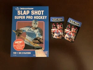 Caja de hockey Intellivision Slap Shot Super Pro y superposiciones (sin cartucho) - Imagen 1 de 3