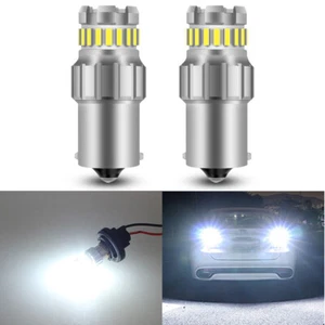 2X White LED DRL Bulbs Daytime Running Light Lamps 12V For VW Transporter T5 T6 - Picture 1 of 9