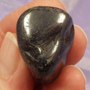 Very rare Alabandite crystal tumble stone, Alabandine 18.3g SN48645 - Foto 1 di 4
