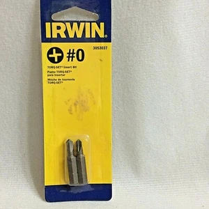 Brocas de alimentación Irwin 3053037 #0 acero TORQ-SET® - Imagen 1 de 5