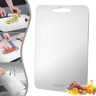 Tagliere in Titanio,Tagliere in Acciaio Inossidabile 316 Su Entrambi I Lati, Tag - Immagine 1 di 4