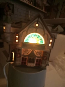 Department 56 Dickens Village Theatre of Macabre Light and Box Set #58706 (K6) - Picture 1 of 12