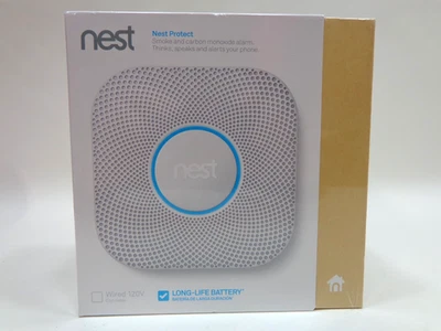 谷歌 Nest Protect 烟雾和一氧化碳报警器(电池)全新密封 — 第 1/4 张图片