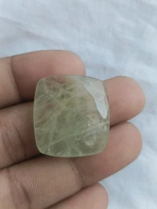 Natural Milky Aquamarine Cabochon Size 27-25-6 MM Approx Handmade Item Nugget - Picture 1 of 5