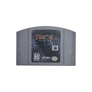 Turok 2: Seeds of Evil (1998) N64 Gray Cartridge - Imagen 1 de 1
