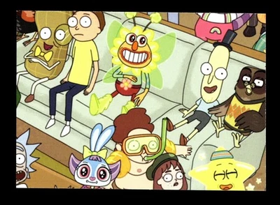 6-0-1-NS PWE . rick and morty 2 . 2019 cryptozoic . sticker . #s5 - Image 1 of 2