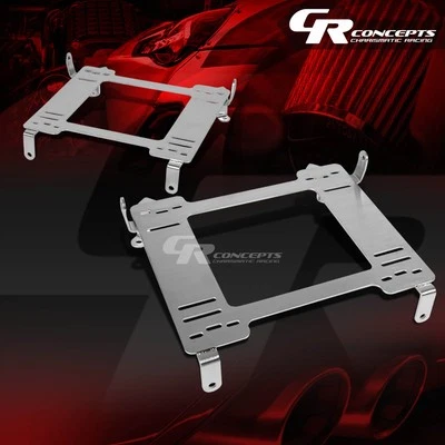 Suporte de montagem base de assento de corrida de aço inoxidável elástico NRG PARA CIVIC FG2 FA1 FD2 - Imagem 1 de 4