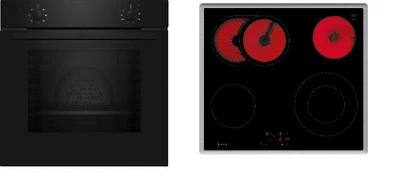 Neff BX16B EEK:A Backofen Set (B1DCA0AK0 +T16SBN1L0) mit Elektrokochfeld, 60 cm - Bild 1 von 4