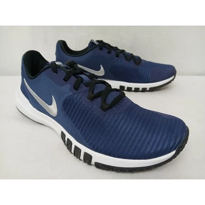 Nike Hombres Flex Control TR4 Zapatos de Entrenamiento CD0197-400 Azul Marino Plateado Talla 8.5 Foto 1 de 4