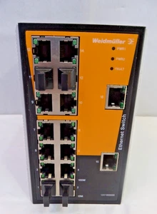 Weidmuller IE-SW-VL-16-16TX  16-Port Ethernet Switch, FOR PARTS/REPAIR - Picture 1 of 7