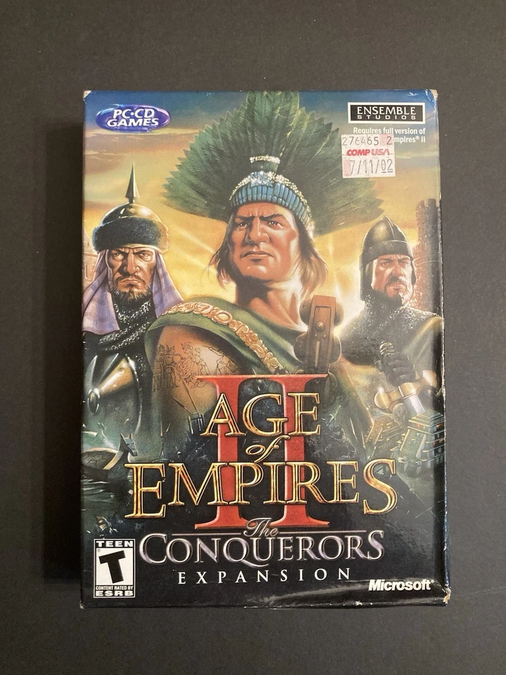 AGE OF EMPIRES II - THE CONQUERORS EXPASION - NEW SEALED - SEE PICS GREAT VALUE! - Image 1 of 4
