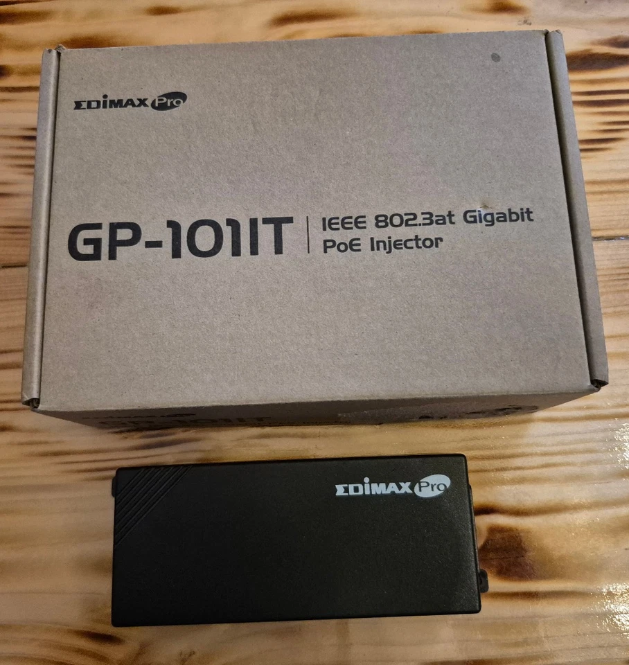 EDIMAX pro Injektor Poe Gp-101it 53vdc 0.55a
