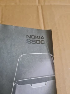 Nokia 8800 Bedienungsanleitung Englisch Gebraucht Original aus Nokia 8800 Box Made in Finland - Bild 1 von 10