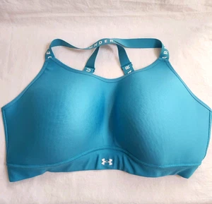 Under Armour Women's UA Infinity Sports Bra Bright Blue Style 1368457 Size 3X - Picture 1 of 12