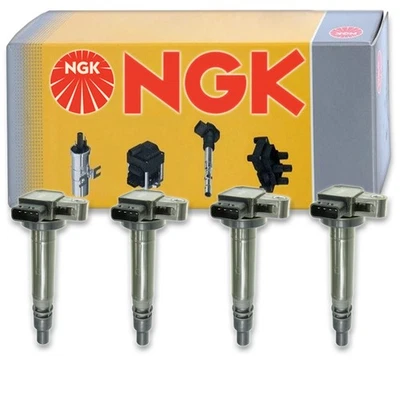 Bobina de encendido NGK de 4 piezas para Toyota 4Runner 2000 2,7 L L4 - afinación de bujía xf Foto 1 de 4