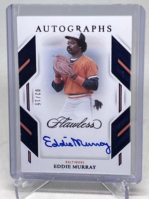 2023 Panini Flawless Eddie Murray Flawless Autographs Auto /15 - O's - Image 1 of 2