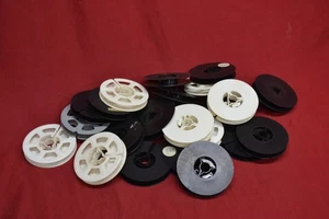 Lot of 24 PLASTIC 8mm Empty Film Reels - Picture 1 of 2