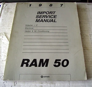 1987 Chrysler Ram 50 Trucks Electrical & Heat A/C Factory Manual - Picture 1 of 1