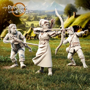 The Halfling Rebellion- Hobbit Archers & Stone Thrower- Wargames MESBG, LoTR etc - Picture 1 of 5