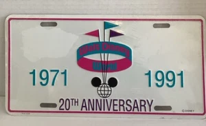 Targa vintage 1971 - 1991 Walt Disney World 20° anniversario ancora sigillata - Foto 1 di 3