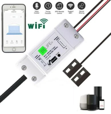BELIFE WiFi Smart Switch Garagentoröffner IFTTT/Alexa/Google/APP für Hörmann