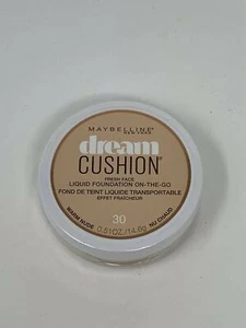 Maybelline Dream Cushion flüssige Foundation für unterwegs warm nude 30 neu 0,51 Oz. - Bild 1 von 2