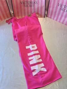 Victoria Secret ROSA Heritage Pantalón Sudadera Logo Grande Rosa Caliente XXL - Imagen 1 de 3