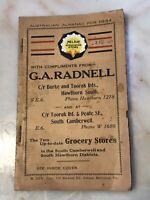 Rare- Antique Vintage 1934 catalogue of G A RADNELL GROCERY STORE Almanac