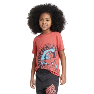 Boys Marvel Spider Man 2pc Top and Shorts Set Red Size XS - Picture 1 of 3