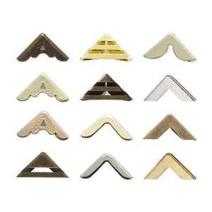 50pcs Book Scrapbooking Albums Folders Bags Metal Corner Protectors 17mm DIY - Picture 1 of 17