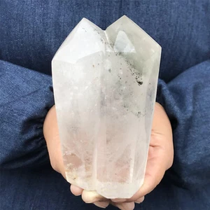 Piedra de obelisco de cristal de clorito natural de 1,8 libras XA4210 - Imagen 1 de 21