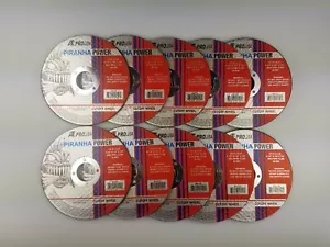 10 PIEZAS NUEVO ATE PRO EE. UU.: POTENCIA PIRAÑA 4,5""x1/8""x7/8"" RUEDA DE CORTE DE ÁRBOL 40150 - Imagen 1 de 6