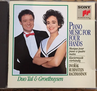 Tal & Groethuysen・Piano for 4 Hands:・Dvořák・Rubinstein・Rachmaninov・CD ℗©1992・VG! - Bild 1 von 4