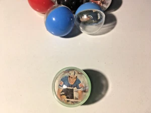 PALLINA-BALL DA SPIAGGIA ANNI 70 - SIMONETTI - VERDE (28 mm) - Foto 1 di 2