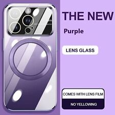 2023 Nueva Carga Magnética Transparente Big Vision para iPhone Case 14 13 Pro Max