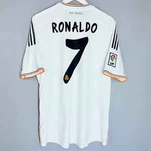 REAL MADRID 2013 2014 HOME FOOTBAL SHIRT SOCCER JERSEY ADIDAS #7 RONALDO - Picture 1 of 8