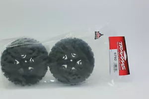 TRAXXAS TRX 6792 Reifen auf 2.8 Felge schwarz SLEDGEHAMMER (2) für Rustler NEU - Bild 1 von 6